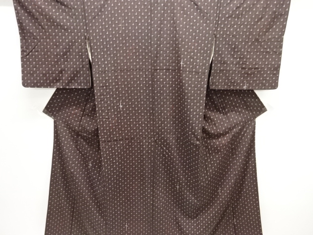 大正ロマン　十字絣模様着物